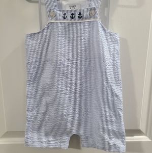 24Mo Seersucker Sailor Romper